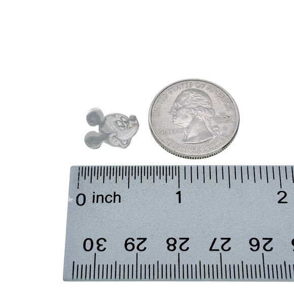 Vintage Disney Sterling Silver 925 Mickey Mouse Head Charm - Picture 5 of 6